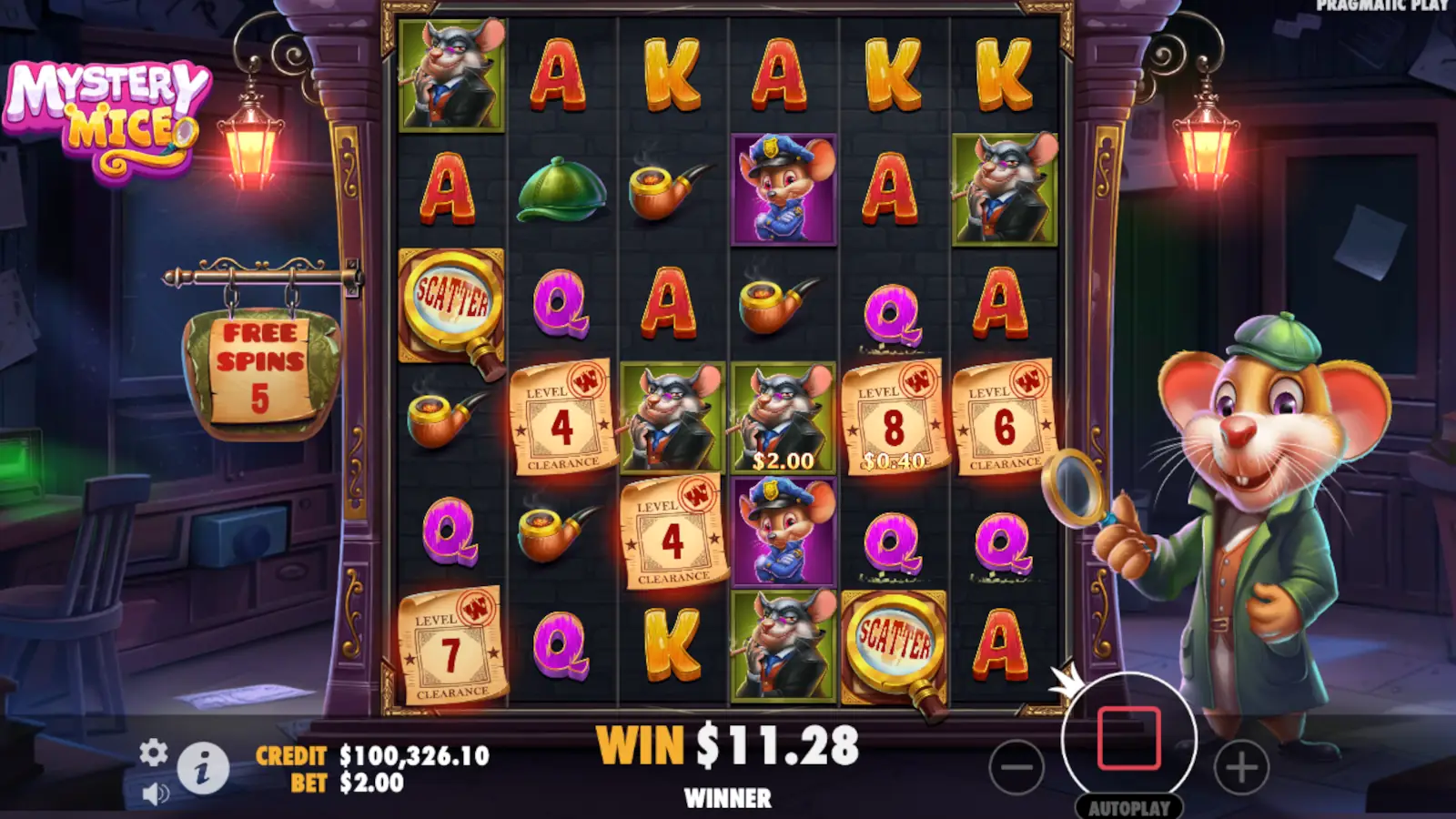 Mystery Mice Slot Free Spins