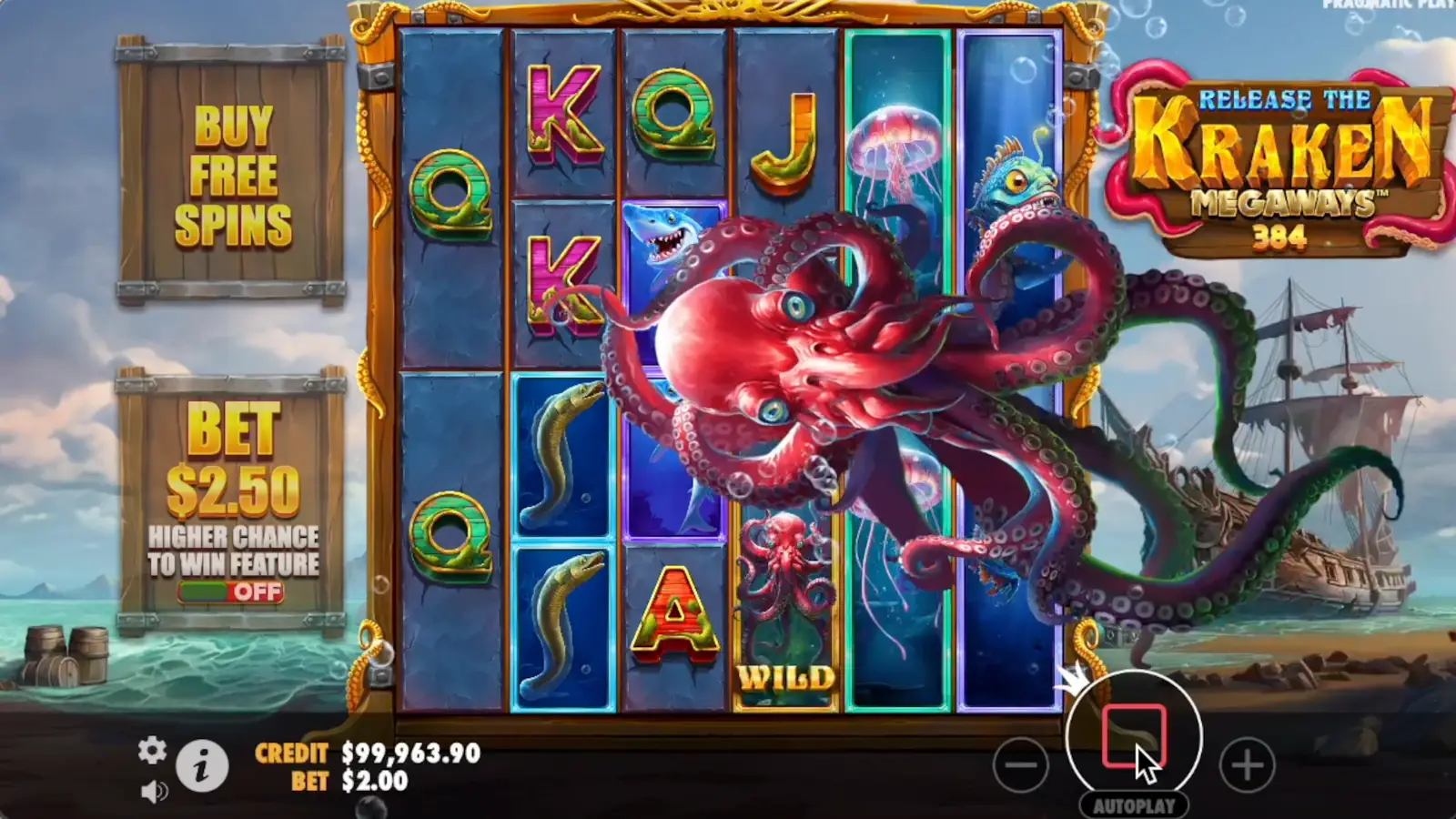 Release the Kraken Megaways Slot Guaranteed Win