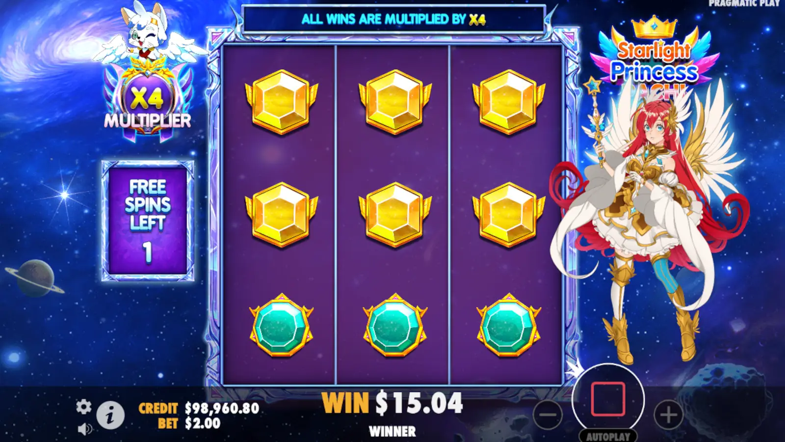 Starlight Princess Pachi Slot Super Free Spins