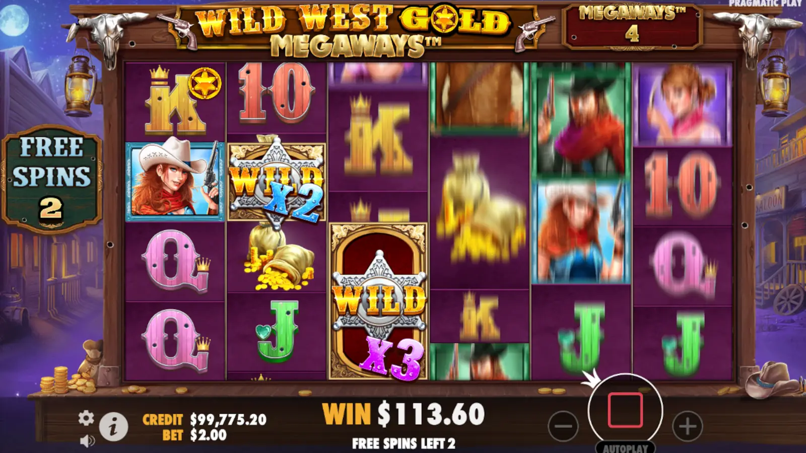 Wild West Gold Megaways Slot Free Spins