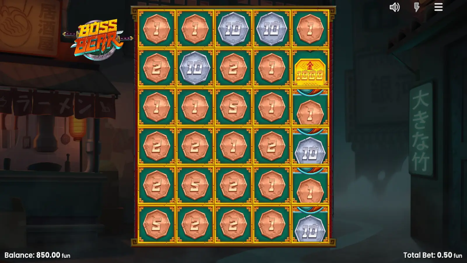 Boss Bear Slot Coin Feature