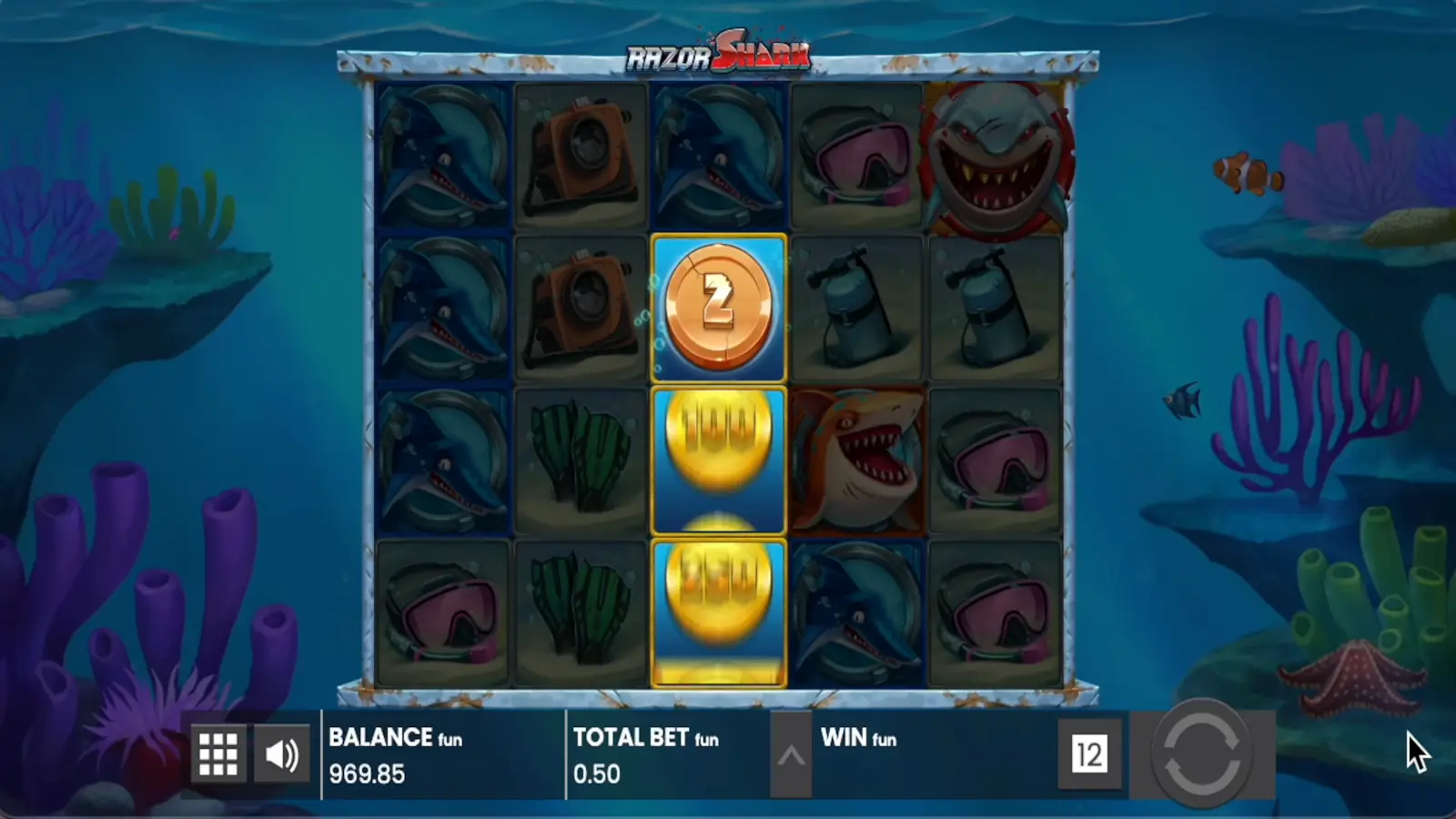 Razor Shark Slot Razor Reveal Feature