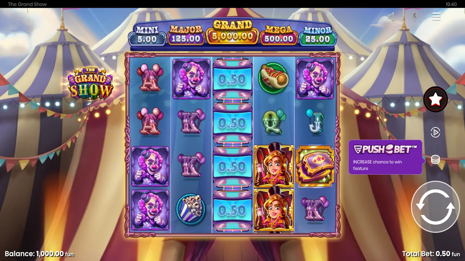 The Grand Show Slot Rules and Gameplay