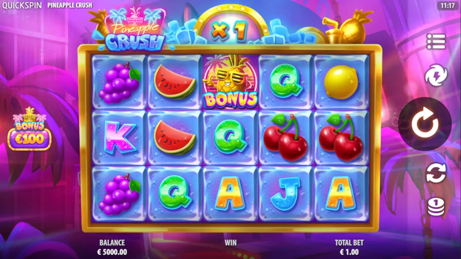 Pineapple Crush Slot Rules and Gameplay