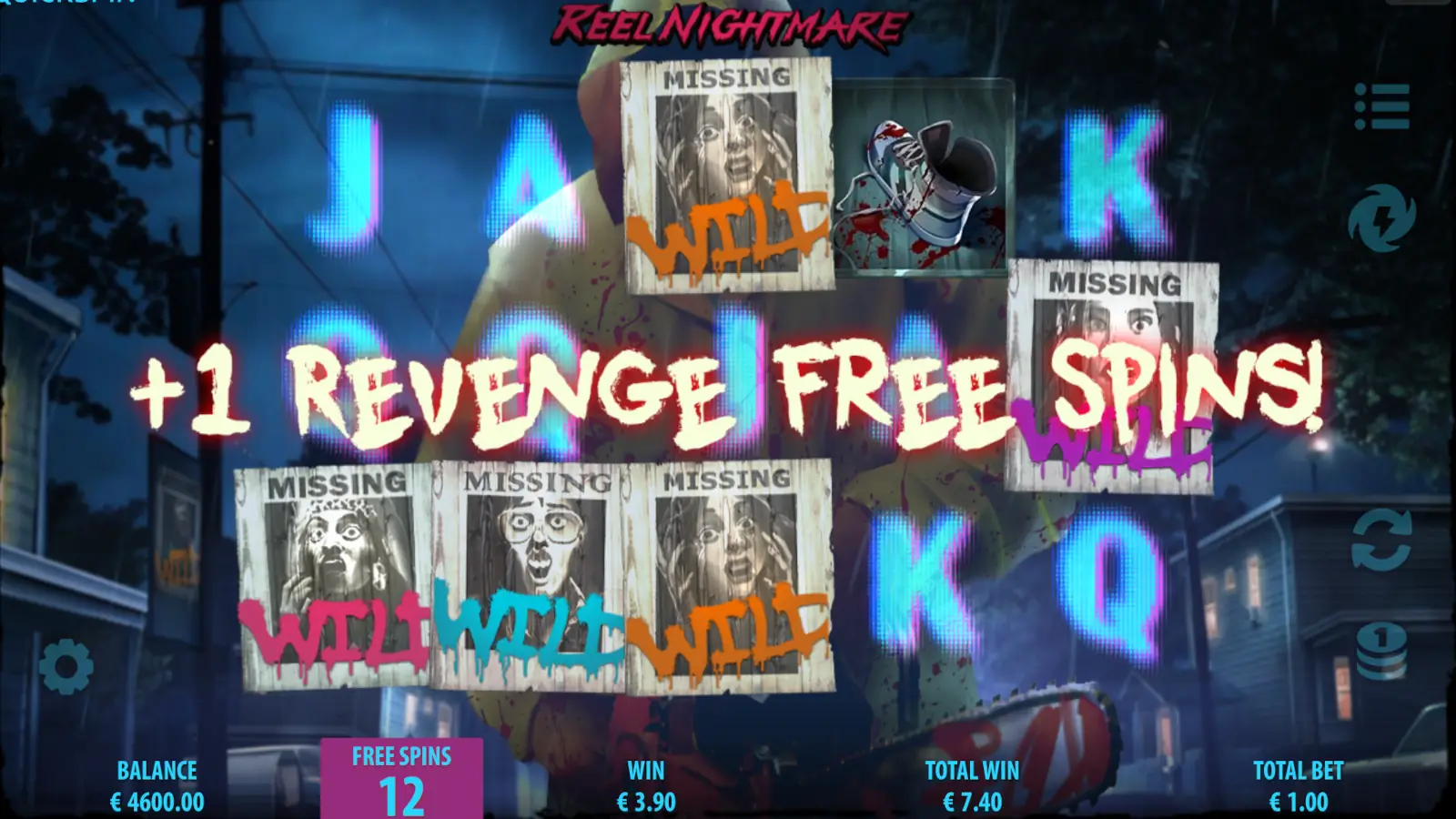 Reel Nightmare Slot Revenge Free Spins