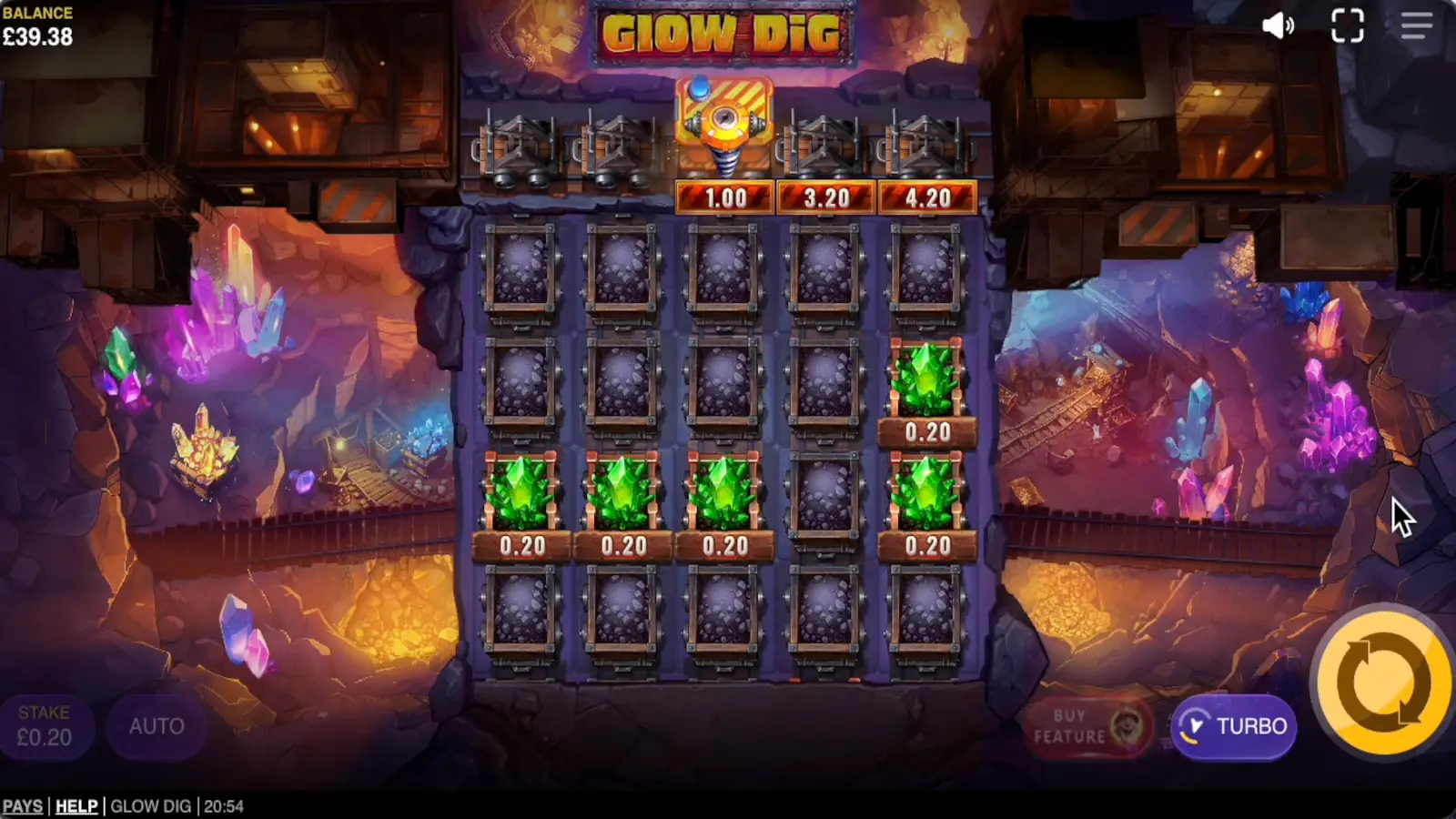 Glow Dig Slot Free Spins