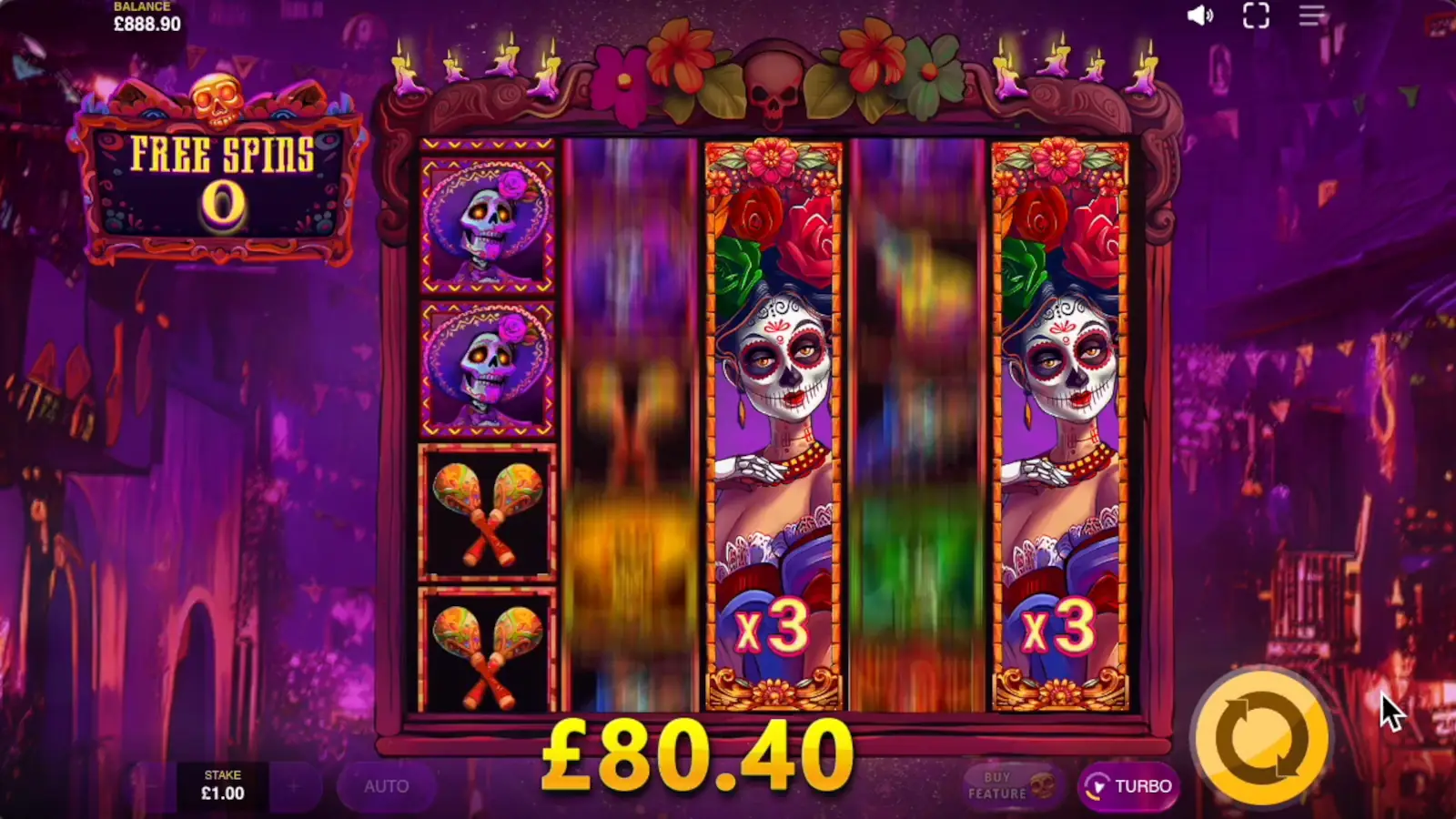 Los Muertos Locos Slot Free Spins