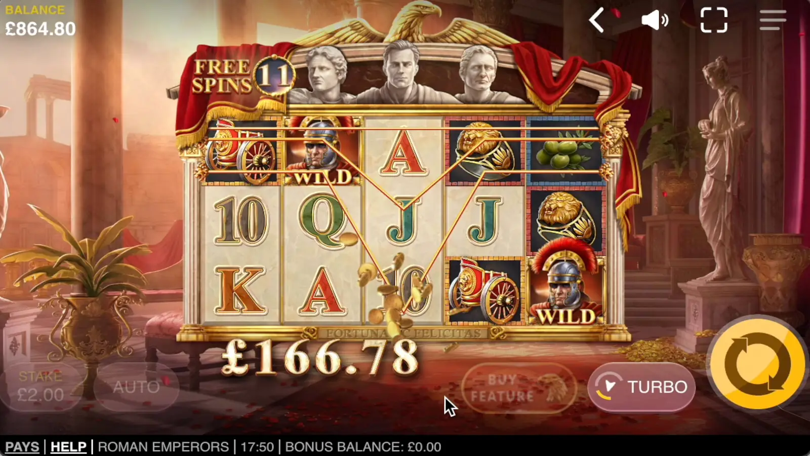 Roman Emperors Slot Free Spins