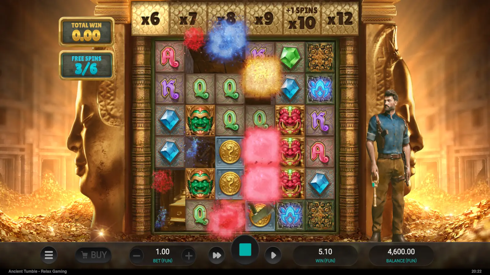 Ancient Tumble Slot Super Free Spins