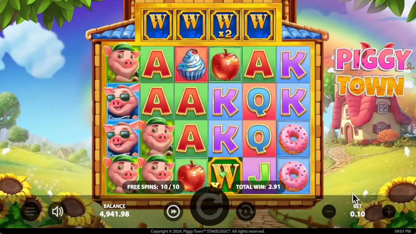 Piggy Town Slot Super Free Spins