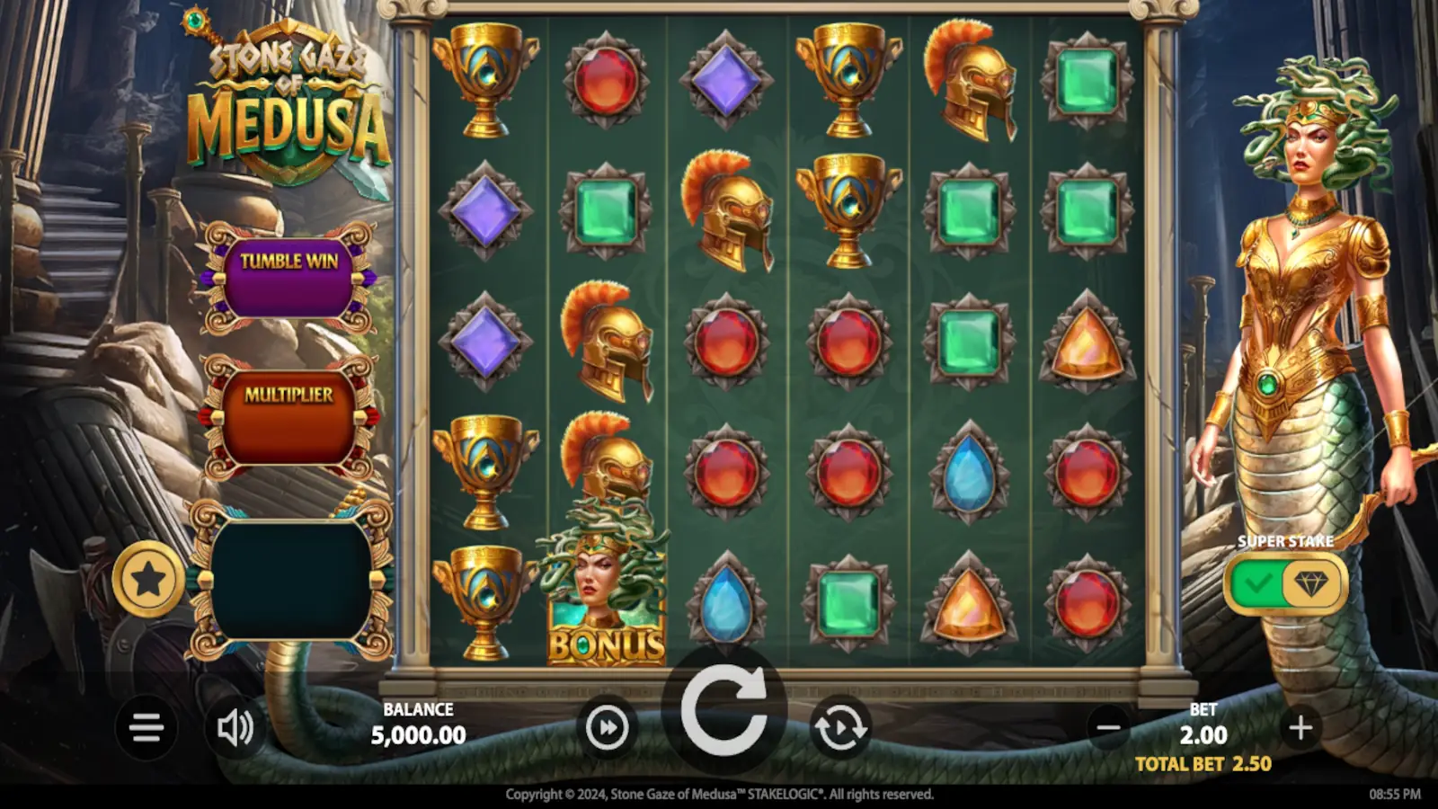 Stone Gaze of Medusa Slot Rules and Gameplay