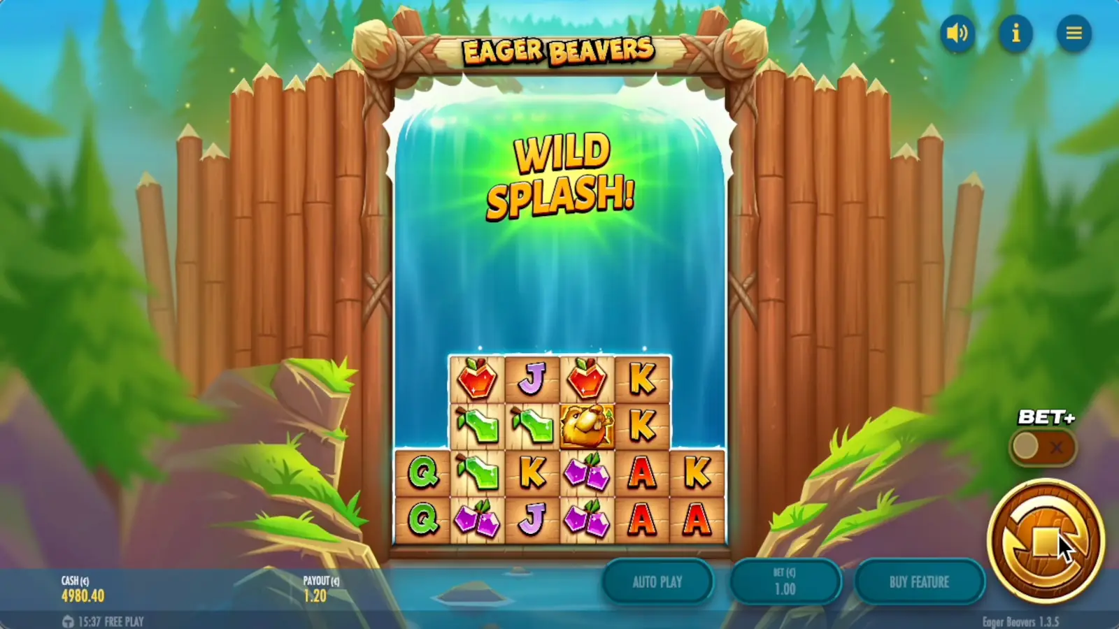 Eager Beavers Slot Special Wild Features