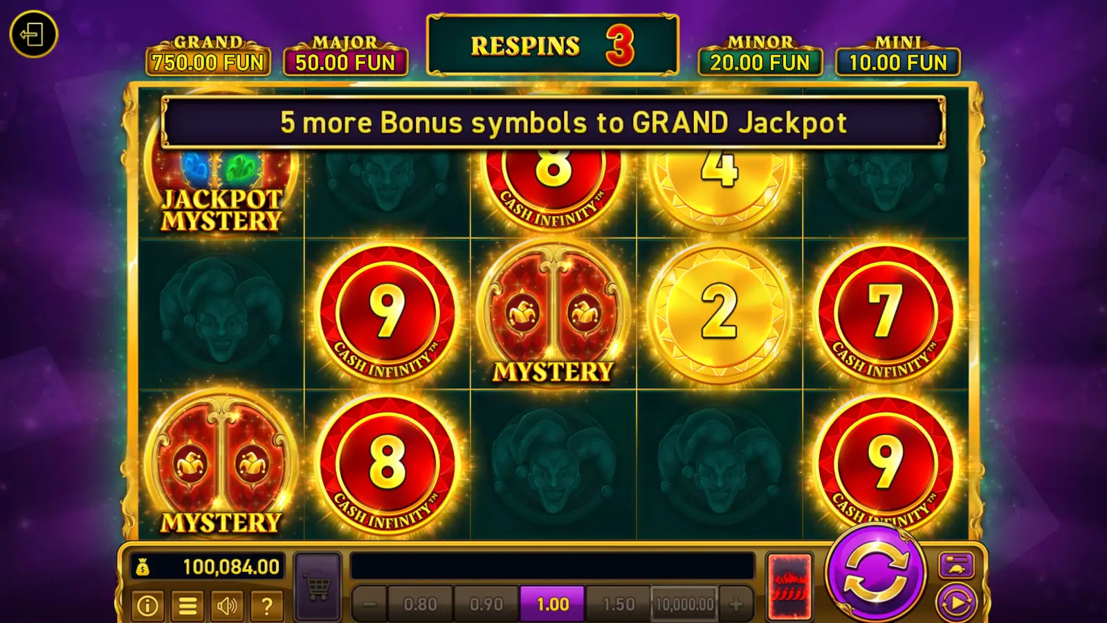 Mighty Symbols: Jokers Slot Hold the Jackpot™ Bonus Game