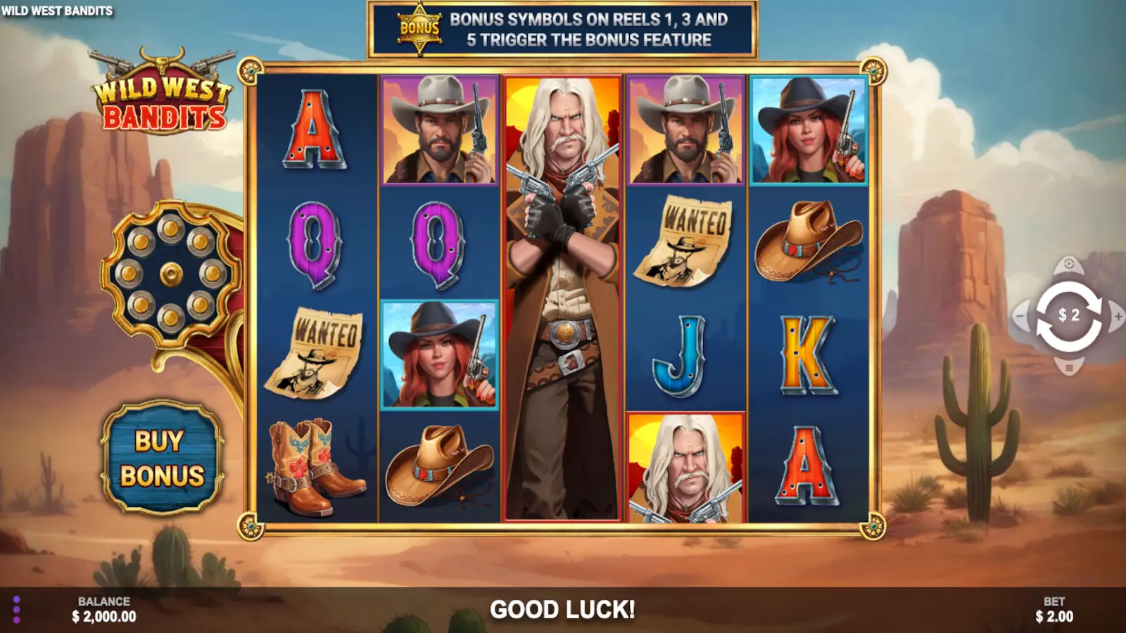 Wild West Bandits Slot Rules and Gameplay