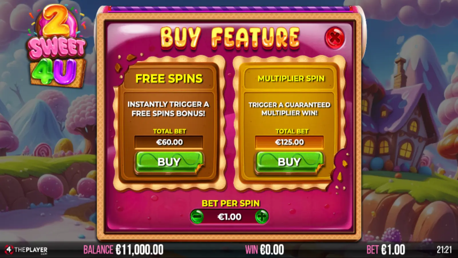 2 Sweet 4 U Slot Feature Buy Option