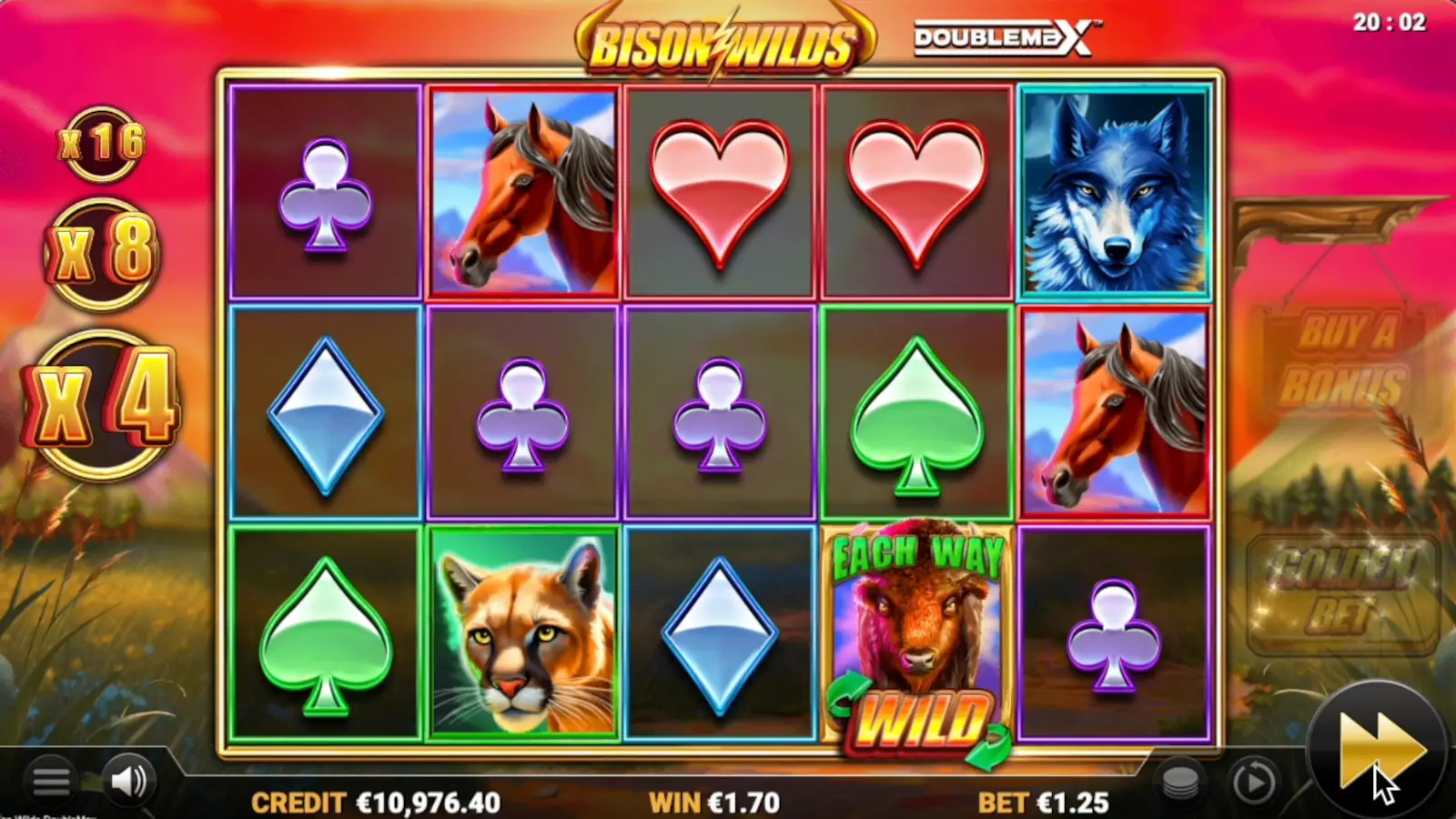 Bison Wilds DoubleMax Slot Four Types of Wild Symbols