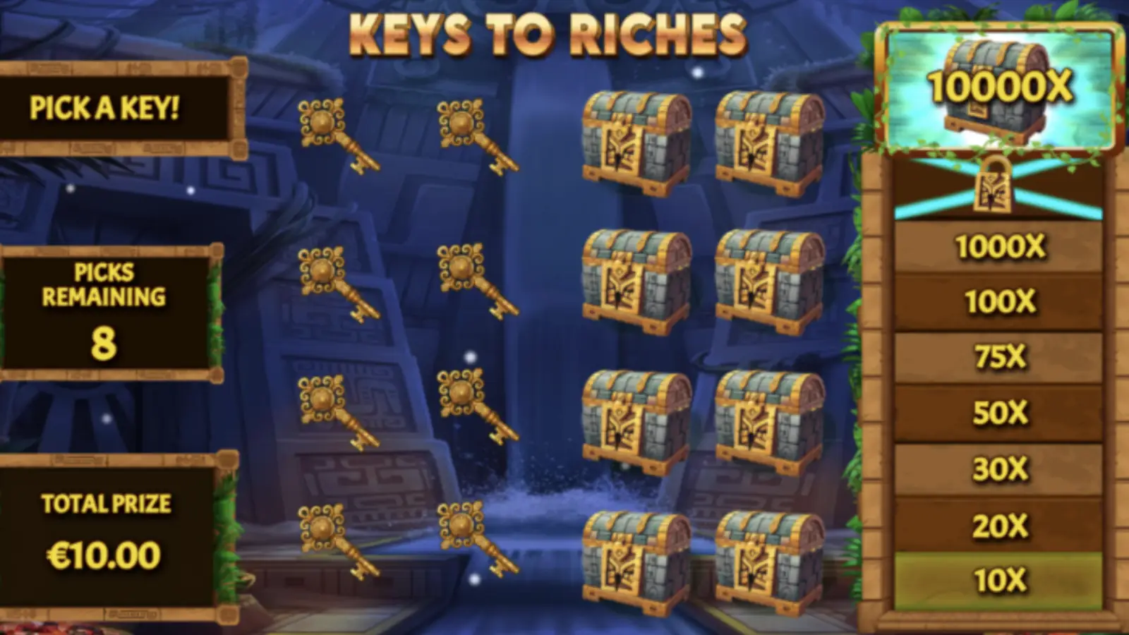 Mayan Temple Riches Slot Keys to Riches Bonus