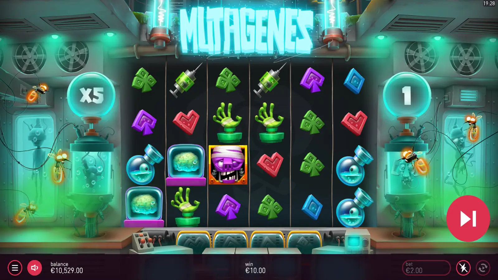 Mutagenes Slot Free Spins